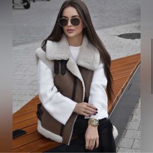 Zara fur vest